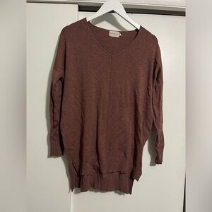 V neck sweater
